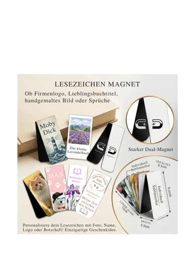 Lesezeichen magnetisch