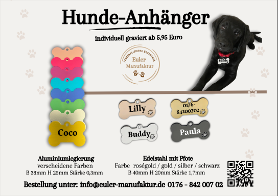 Hunde Anhänger